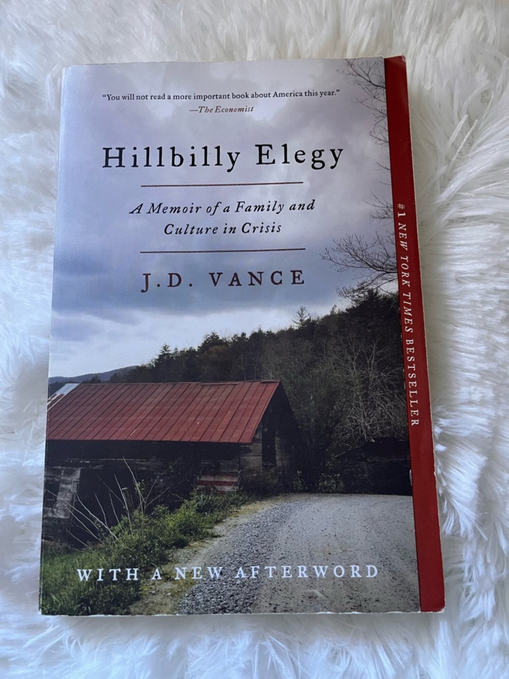 Hillbilly Elegy Paperback Book - JD Vance